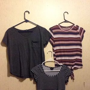3 t shirts